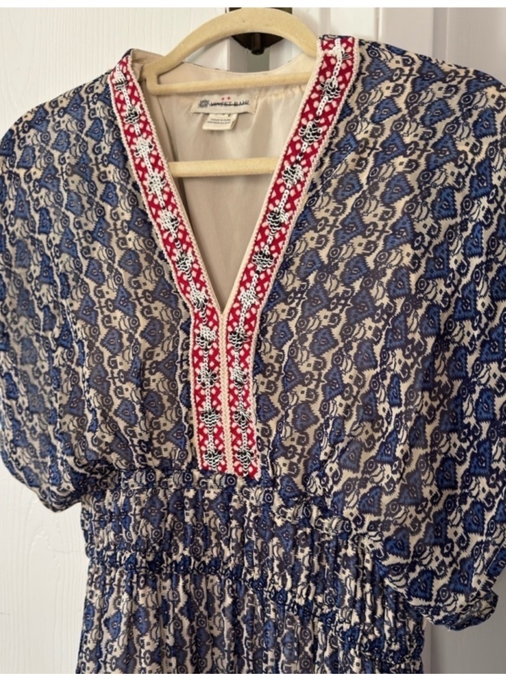 Vineet Bahl Anthropologie Oda Embroidered Maxi Dress - Picture 2 of 8